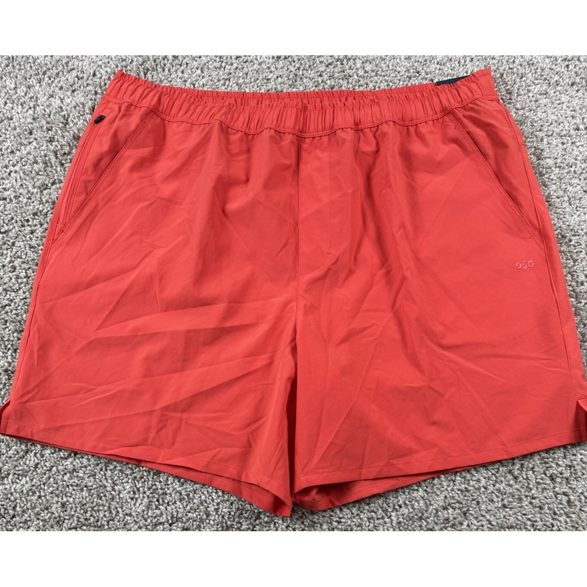 New Dsg Mens 6" Agility Woven Training Shorts Red Sun Athletic Workout Xl